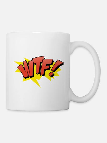WTF - Tasse - Weiß