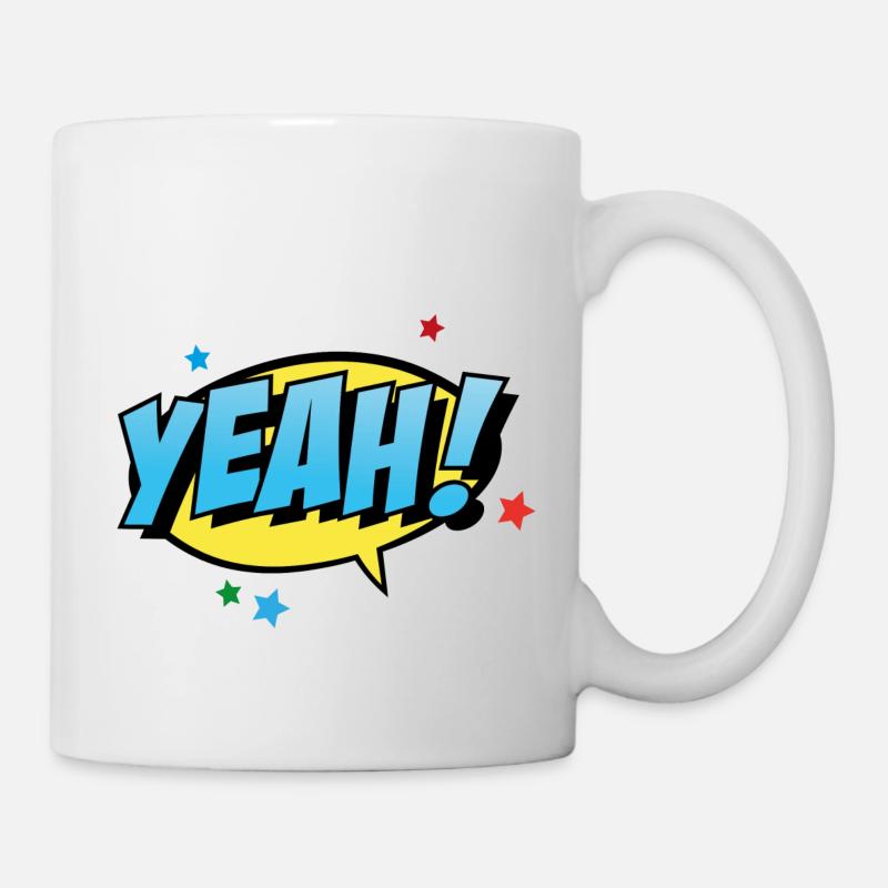 Yeah. - Tasse - Weiß