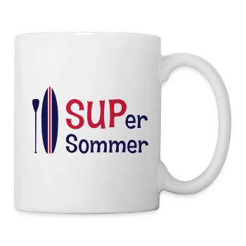 SUPer summer SUP summer with SUP board - Mug - white - Right