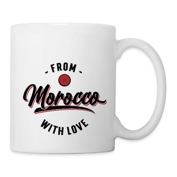 From Morocco with love - Mug blanc - blanc - Droite