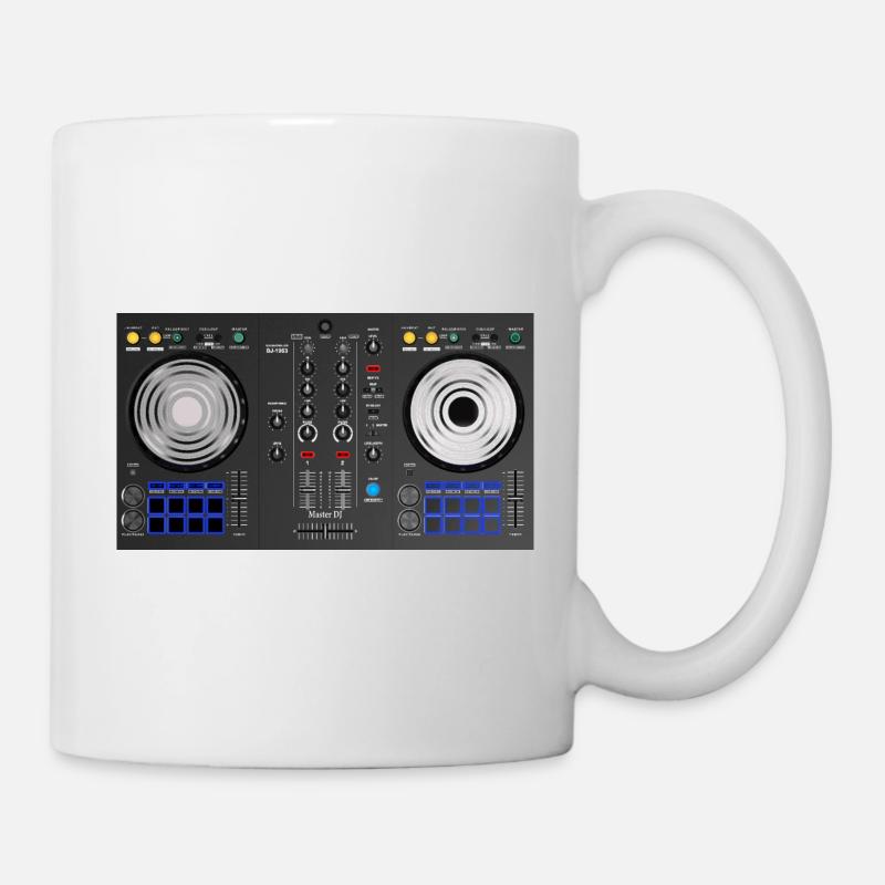 DJ turntable - Mug - white