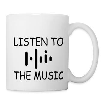 Musik Music headphones - Tasse - Weiß - Rechts