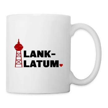 Wasserturm Lank-Latum Herz - Tasse - Weiß - Rechts