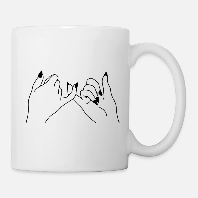 Beste Freundin - Freundinnen - BFF - Tasse - Weiß