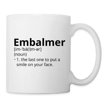 Embalmer Definition Description - Mug - white - Right