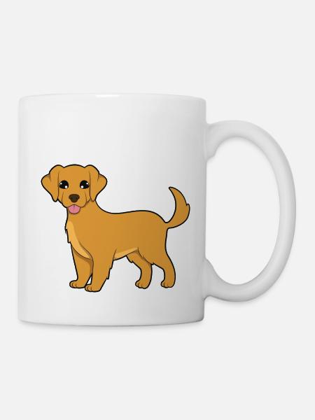 Golden Retriever - Tasse - Weiß