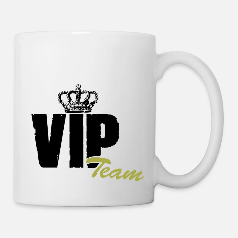 vip team - Tasse - Weiß