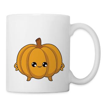 Kürbis - Tasse - Weiß - Rechts
