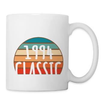 Birthday 1994 Classic Colors Distressed Design Ann - Tasse - Weiß - Rechts