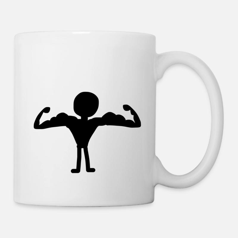 strong man - Mug - white
