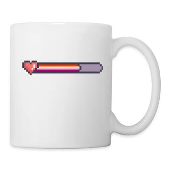 Lesbian loading bar - Mug - white - Right