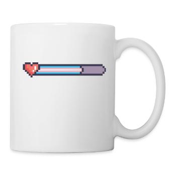 Trans Ladebalken - Tasse - Weiß - Rechts