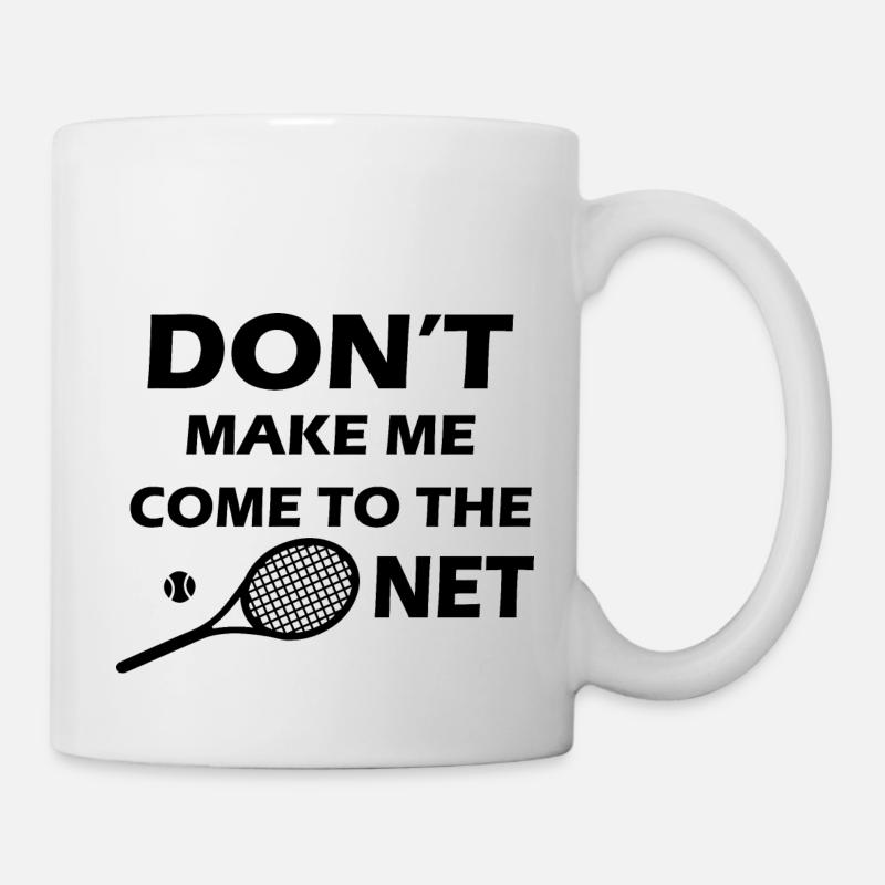 Tennis - Tasse - Weiß