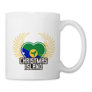 Weihnachtsinsel - Tasse - Weiß - Rechts