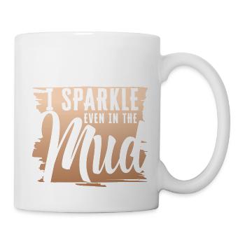 ATV Quad I Sparkle Even In The Mud All-Terrain - Tasse - Weiß - Rechts