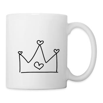 Crown Heart - Mug - white - Right