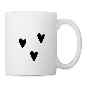 Herzen herz - Tasse - Weiß - Rechts