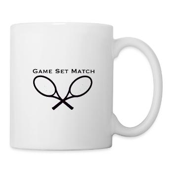 Jeu de tennis jeu et victoire - Mug blanc - blanc - Droite