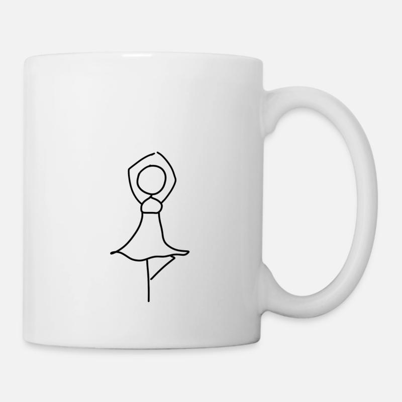 tänzerin tanz - Tasse - Weiß