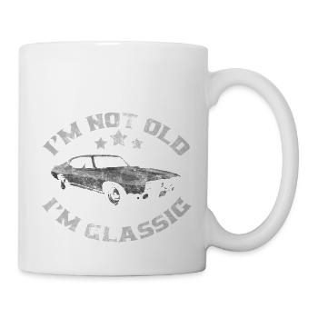 I 'm Not Old I'm Classic funny classic car - Tasse - Weiß - Rechts