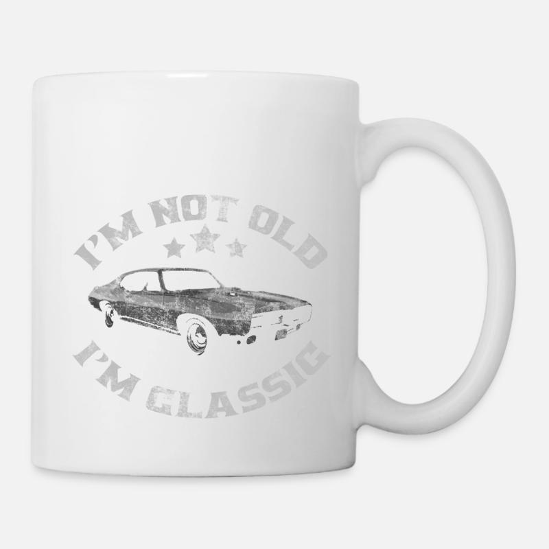 I'm Not Old I'm Classic funny classic car - Mug blanc - blanc