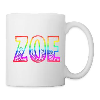 zoe rs rainbow - Mug - white - Right