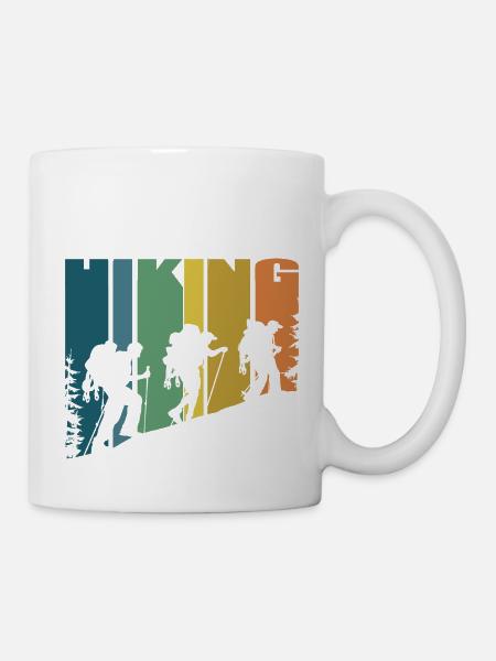 HIKING - Tasse - Weiß