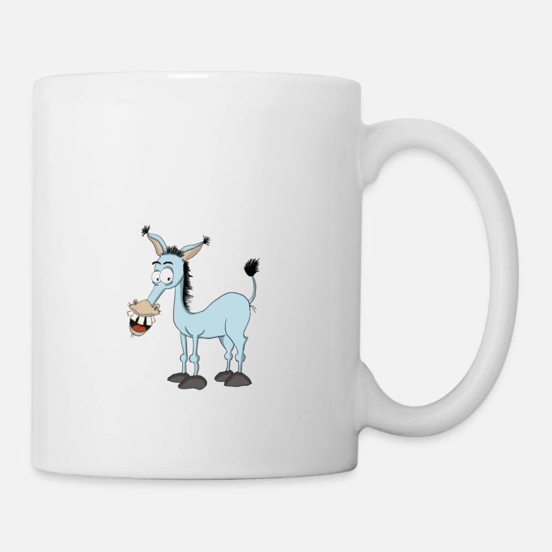 Eselchen - Tasse - Weiß