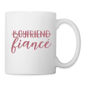 Freund Verlobter Lustiges Verlobungsgeschenk für Männer - Tasse - Weiß - Rechts