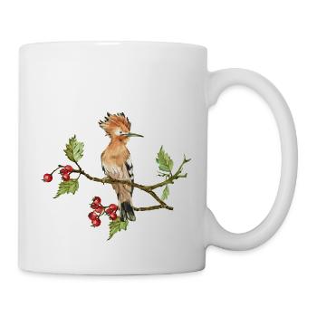 Oiseau coloré - Mug blanc - blanc - Droite