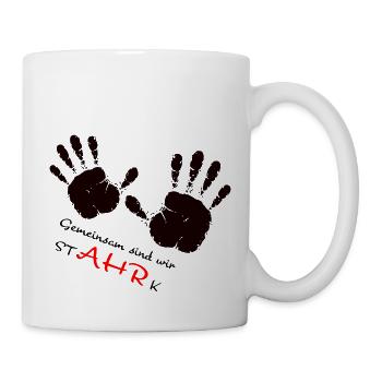 We AHR together | Ahrtal Hochwasser SolidAHRität - Tasse - Weiß - Rechts