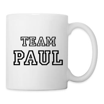 TEAM PAUL Nom du chien Maillot de l’équipe masculine - Mug blanc - blanc - Droite