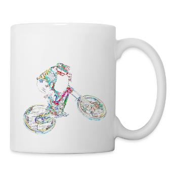 vélo bmx vtt - Mug blanc - blanc - Droite