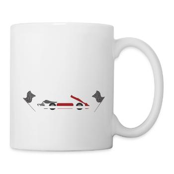 J'peux pas j'ai karting. - Mug blanc - blanc - Droite