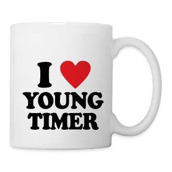 Youngtimer Oldtimer Autosammler Geschenk Schrauber - Tasse - Weiß - Rechts