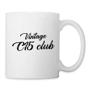Vintage C15 club cadeau homme c15 - Mug blanc - blanc - Droite