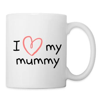 I Love My Mummy - Mug - white - Right