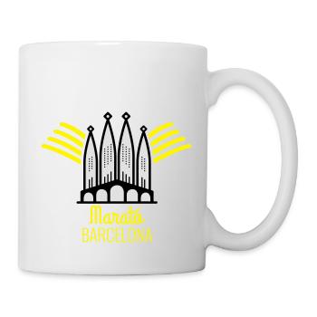 marathon de Barcelone - Mug blanc - blanc - Droite