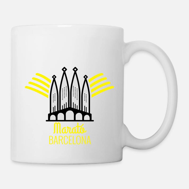 marathon de Barcelone - Mug blanc - blanc