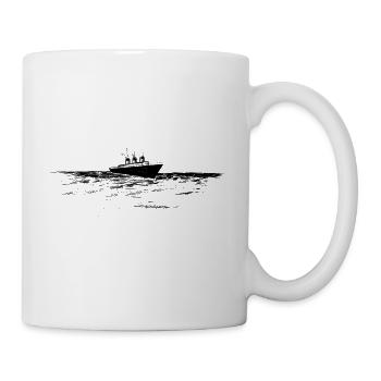 Navire - Mug blanc - blanc - Droite