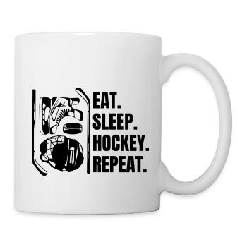Sports d’hiver Hockey sur glace Équipe Hockey sur glace Hockey sur glace Hockey sur glace - Mug blanc - blanc - Droite