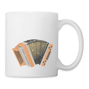 Steirer Man, Steirische Harmonika Quetschn - Tasse - Weiß - Rechts