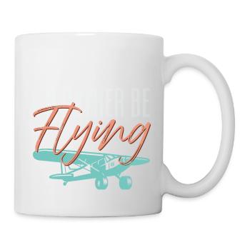 Je préférerais en pilotant un pilote d’aviation - Mug blanc - blanc - Droite