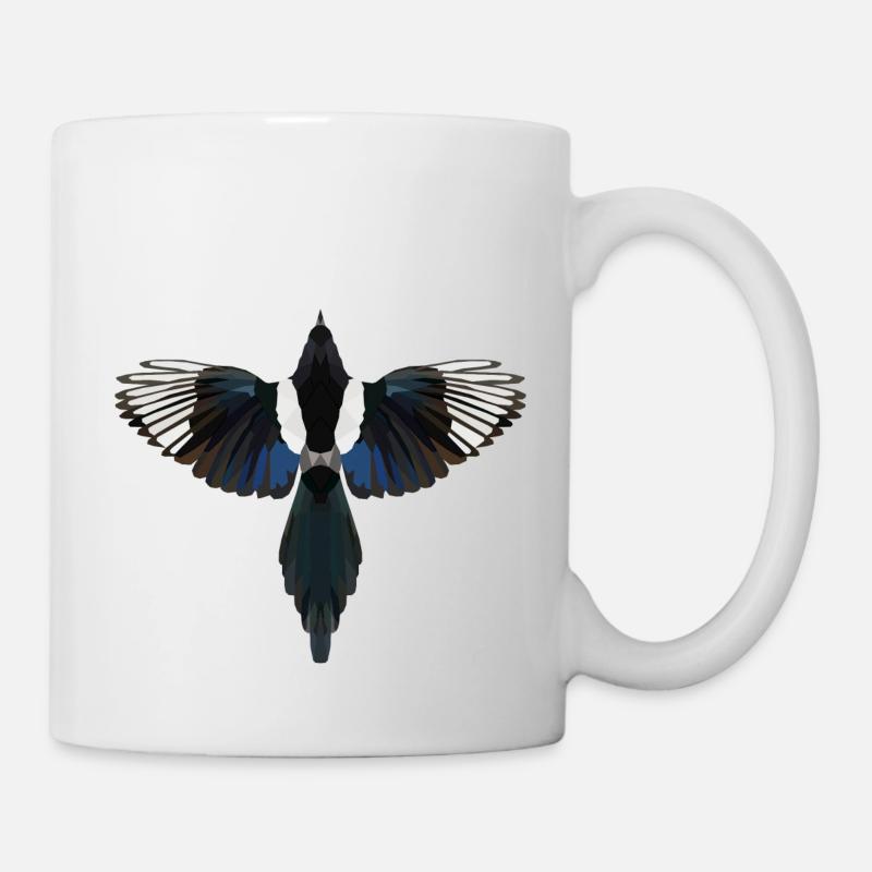 Polyart Elster - Mug blanc - blanc