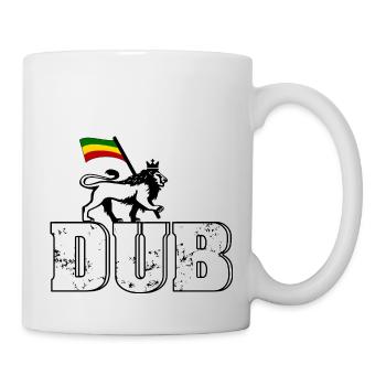 Dub Reggae Lion - Tasse - Weiß - Rechts