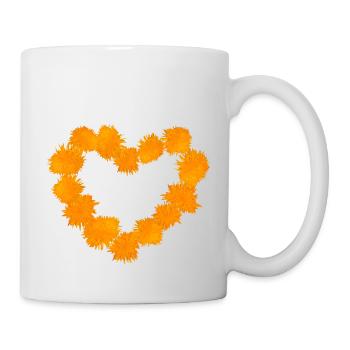 Marigold Heart Diwali - Mug - white - Right