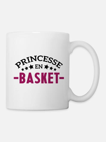 Princesse en basket Cadeau femme humour - Mug blanc - blanc