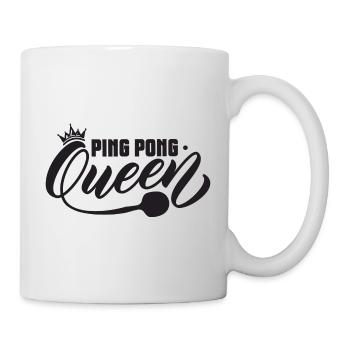 Ping Pong Queen Outfit Joueur de tennis de table - Mug blanc - blanc - Droite