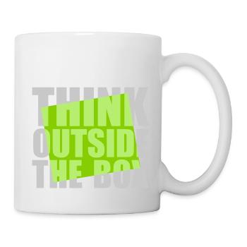 Green Think outside - Mug - white - Right