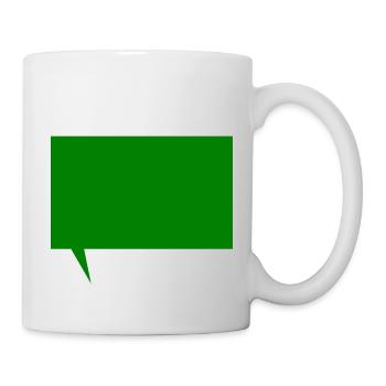 Text message template to design yourself - Mug - white - Right